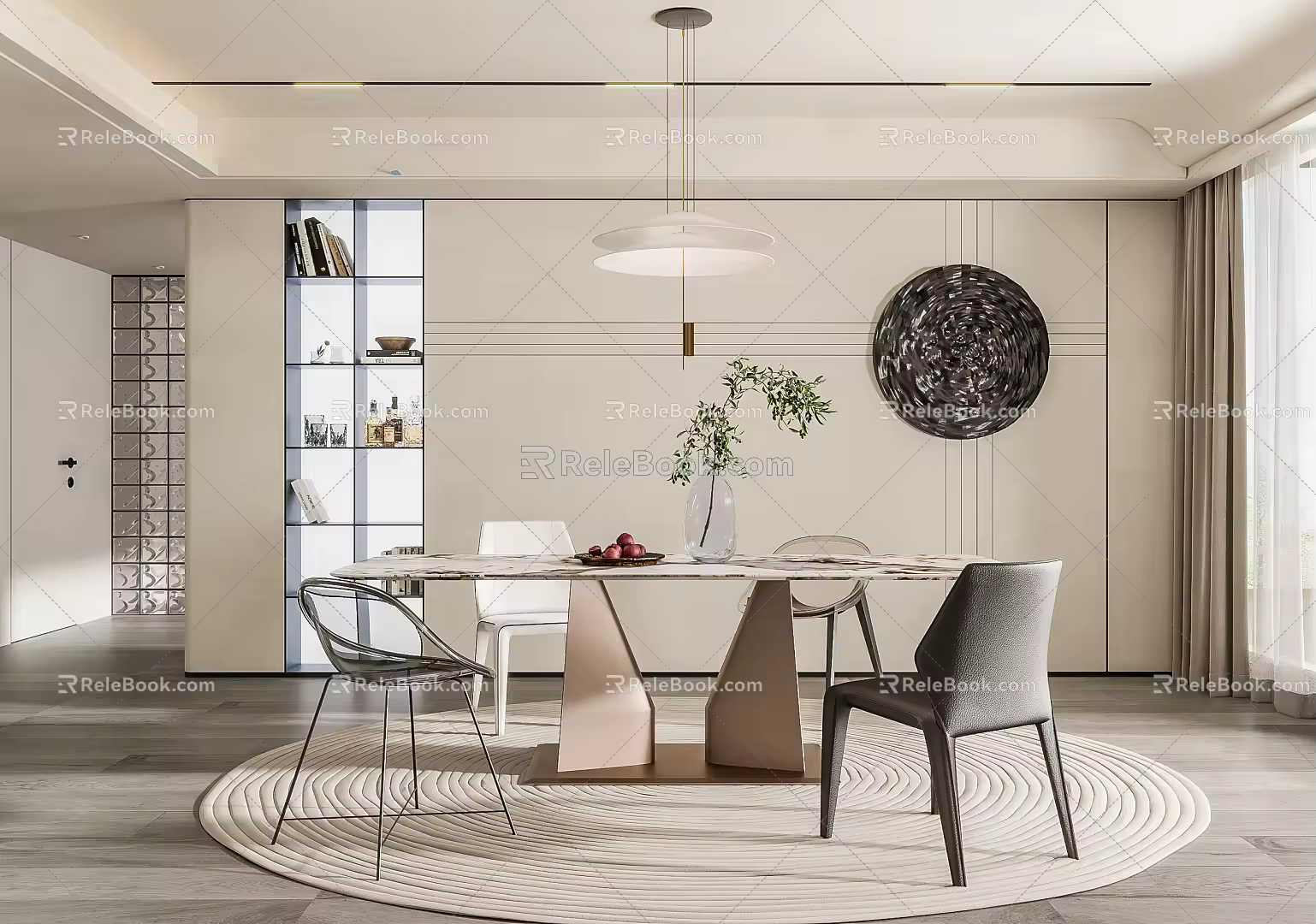 Modern Restaurant 3d model