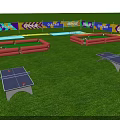 Tobacco and Liquor Store Shopping Festival Outdoor Event With Discounts Fun Activities Green Grassland