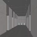 Elevator hall 3d model