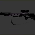 Crossbow Mechanical Crossbow Shift Bow and Arrow Shoot Far Equipment Weapons High-tech Crossbow 3d model
