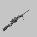 light machine gun 3d model