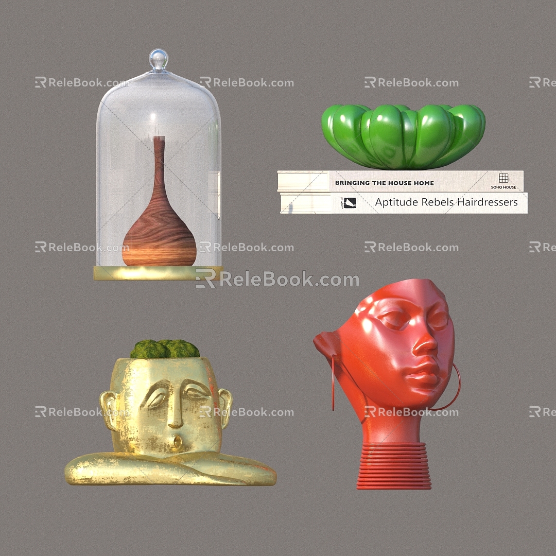 Art ornaments sketch 3d model