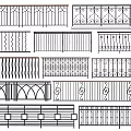 Decorative Metal Fence Designs With Various Ornate Patterns And Stylish Railings