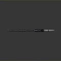 Futuristic Weapon With Sleek Design Red Accents And Metallic Finish