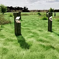 Landscape floor washing lamp modeling landscape lamp atmosphere lamp post 3d model