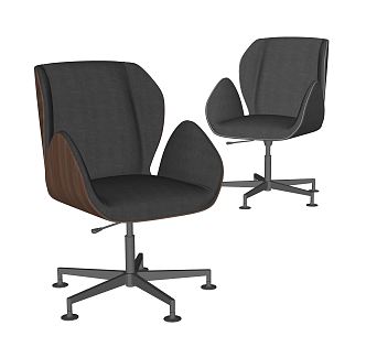 Modern Office Chair Leisure Chair Single Chair Meeting Room Chair 3d model