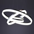 Modern Geometric Pendant Lights with Circular Spiral Designs and LED Lighting for Contemporary Home Decor
