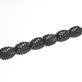 Sports Equipment Muscle Recovery Massage Roller Stick With Black Textured Balls For Fitness Training