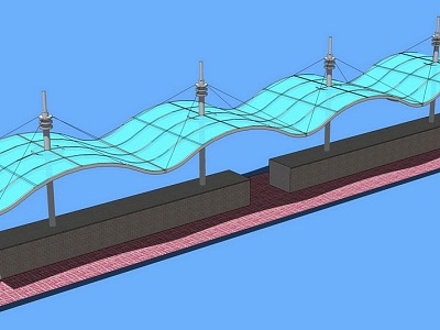 Square Leisure Canopy model