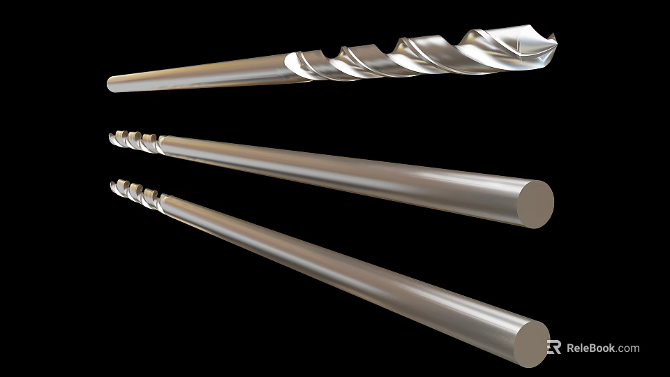 High Quality Stainless Steel Medical Devices With Spiral Design For Surgical Use 3d model 