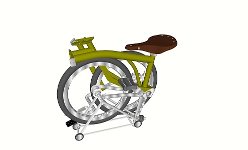 Vehicle Foldable Bicycle 3d model