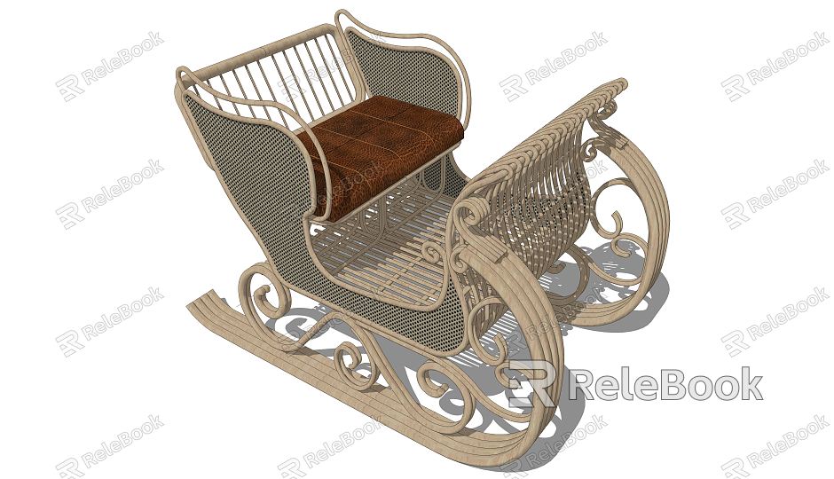 Jianou sled weaving sleigh model