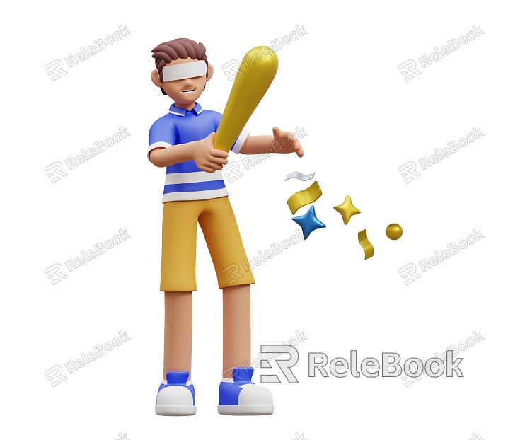 Cartoon Man Anime Man Cartoon Man Game Scene model