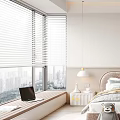 Spacious Modern Kids Room Design With Windows Bed Teddy Bear Round Rug Bookshelf And Desk