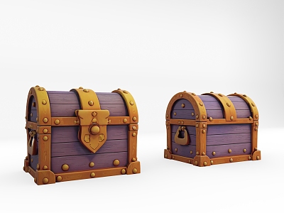 Vintage Treasure Chest Jewelry Box Medieval Chest Medieval Treasure Chest Medieval Treasure Chest 3d model