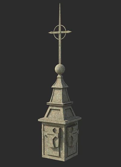 Modern Column Dream Cross Column 3d model