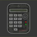 Industrial LOFT cipher machine password keyboard keypad mini keyboard 3d model