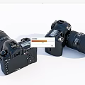 modern camera SLR camera 3d model