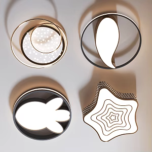 Children's Room Ceiling Lamp Combination Ceiling Lamp Bedroom Ceiling Lamp Boys Room Ceiling Lamp Girls Room Ceiling Lamp 3d model