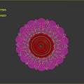 Ornamental Circular Decorative Plate With Intricate Carved Patterns And Grey Finish