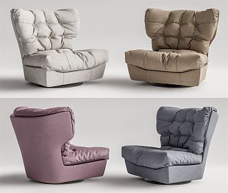 Modern single sofa 3d model