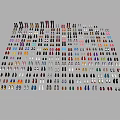 Large Collection Of Various Colored Different Style Shoes Neatly Arranged On