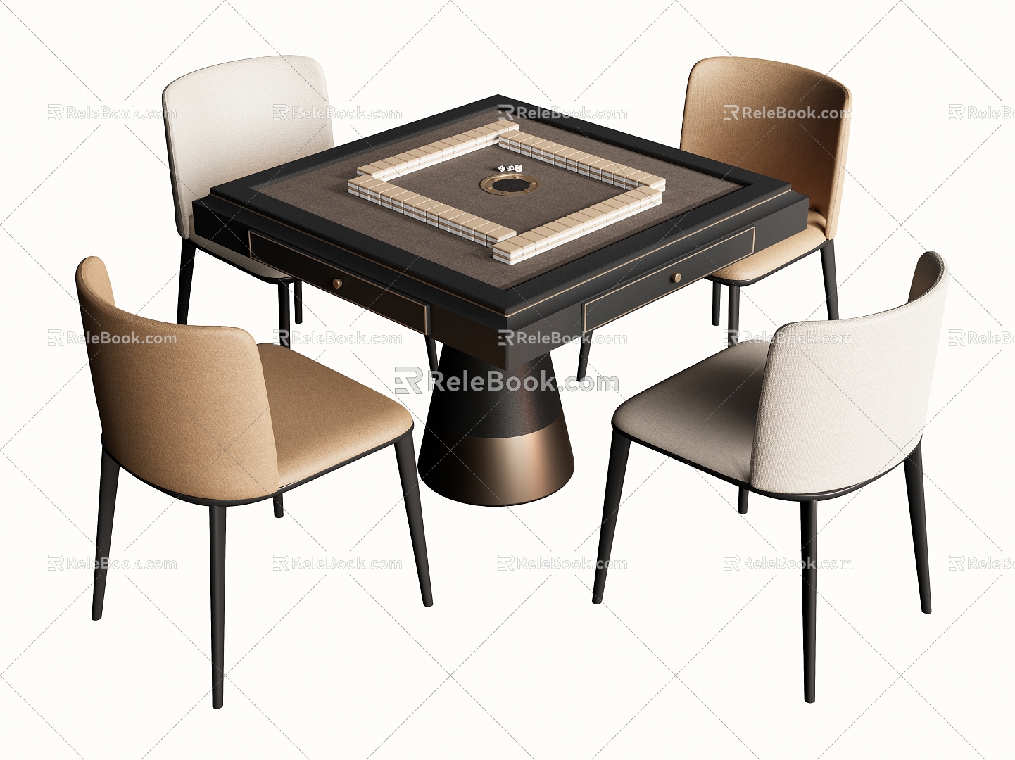 Modern Mahjong Table and Chair Mahjong Table Chess and Card Table Casual Table and Chair model