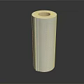 White Kitchen Paper Towel Roll With Textured Surface And Wooden Core For Kitchen Cleaning