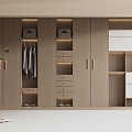 Modern Wardrobe Modern Light Luxury Wardrobe Modern Bedroom Wardrobe Cloakroom Wardrobe Finished Wardrobe 3d model