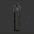 Tactical Revolver Firearm With Textured Grip Metal Finish And Picatinny Rail