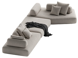 Modern Multiplayer Sofa 3d model