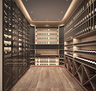 Modern Wine Cellar 3d model