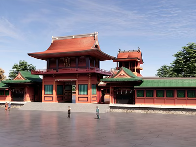 Chinese ancient building 3d model