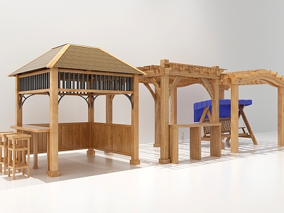 modern pavilion gazebo model