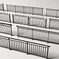 Black Metal Railings With Various Stylish Designs For Home Outdoor Use