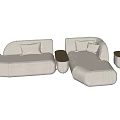 Modern Multiplayer Sofa 3d model