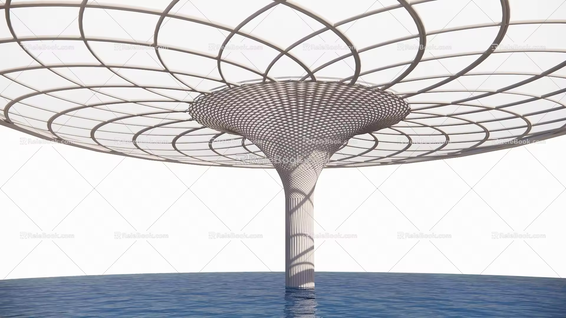 spiral column 3d model