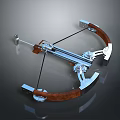 Crossbow Mechanical Crossbow Shift Bow and Arrow Shoot Far Equipment Weapons High-tech Crossbow 3d model