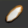 Packaged Sliced Bread With Transparent Plastic Wrapper And White Paper Cover