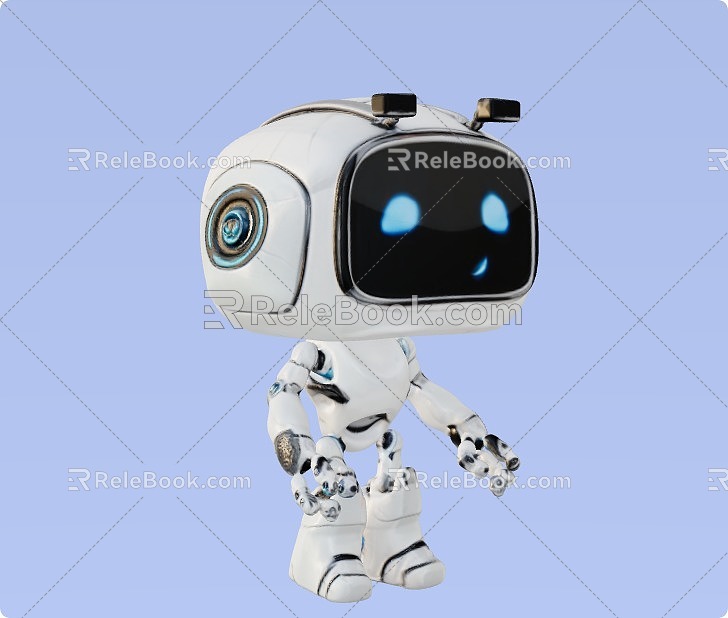 Modern Robot Robot Toy Robot Hand-made Intelligent Robot 3d model