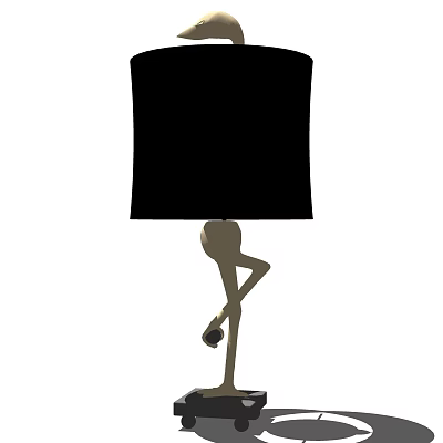Modern table lamp 3d model