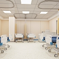 Modern Ward Medical Care Room 3d model