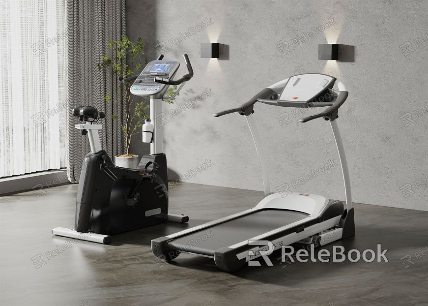 Modern Fitness Equipment model