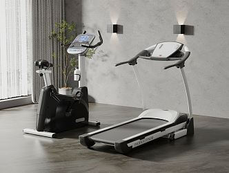 Modern Fitness Equipment 3d model