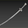 Traditional Samurai Sword with Decorative Hilt and Golden Accents for Collectors