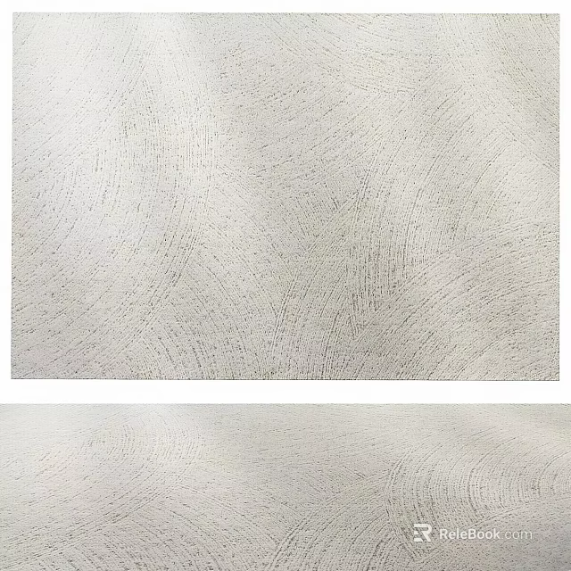 Light Colored Textured Square Area Rug For Modern Home Decoration 3d model 