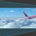 Modern Aircraft Airplane Air Aircraft Flight 3d model