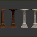 Columns Stone Columns Stone Columns Old Columns Roman Columns Roman Columns Classical Columns Greek Columns 3d model