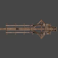 stone-throwing machine 3d model
