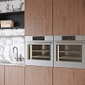 Modern embedded oven 3d model